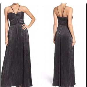NWT Laundry Shelli Segal Gunmetal Gown